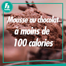 Une Mousse Au Chocolat A Moins De 100 Calories Video Moins De 100 Calories Recette Dessert Rapide Recettes De Cuisine