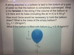 Take a balloon in each hand and hold them by another option is to anchor the string on adhesive wall hooks to further customize your hanging. Solved A String Attached To A Balloon Is Tied To The Bott Chegg Com
