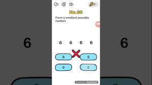 Brain out level 80 answer. Brain Out Level 80 Form A Smallest Possible Number Walkthrough Youtube