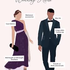 Pleasing and agreeable in nature: Black Tie Optional Wedding Attire For Men And Women