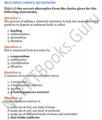 Selina Concise Chemistry Class 6 Icse Solutions Chapter 5 Pure Substances And Mixtures Separation Of Mixtures Ncert Chemistry Class Chemistry Matter Science