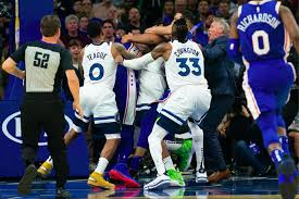 The ball bounced, and bounced some more, before falling in the hoop to defeat embiid's 76ers and send. The Best Reactions To The Joel Embiid Kat Fight A Pinky Angry Mom And Jimmy Butler Phillyvoice