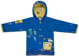 Spongebob Squarepants Raincoat Toddler Boy Coats Toddler