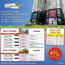 21 24 Nov 2019 Bukit Gambang Resort City Roadshow Sale Gambang Roadshow Resort