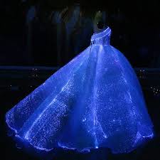 Light Up Wedding Dress In 2020 Light Up Dresses Blue Wedding Dresses Wedding Dresses