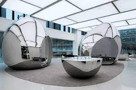 Open Office Work Pods Interior Architecture Design Design Interior Design Living Room