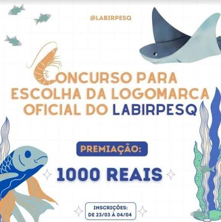 Laboratório de Ictiologia e Recursos Pesqueiros lança concurso para definir sua nova logomarca