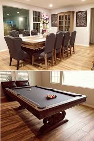 Believe It Or Not This A Pool Table Under All That Wonderful Decor Dining Top Pool Tables Allow You To H Pool Table Dining Table Pool Table Outdoor Pool Table