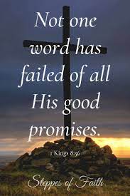  God S Promises Never Fail 1 Kings 8 56 Gods Promises Quotes Gods Promises Promise Quotes