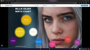 Billie Eilish Birth Natal Chart Youtube