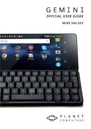The uk company's first shot, the gemini pda, was intriguing but had its. Gemini Pda Official User Guide Halsey Mike Amazon De Bucher