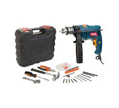 Ryobi impact drivers & wrenches from 18v cordless one+ range ryobi impact driver, wrench & battery kits free uk delivery on orders over £100. Ryobi 13mm 550w Impact Drill Kit Drills Drills Diy Drills Diy Powertools Hardware Auto Makro Online Site