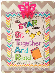 A Cupcake For The Teacher Star Time Reading Freebie Reading Freebies Star Themed Classroom Reading Classroom
