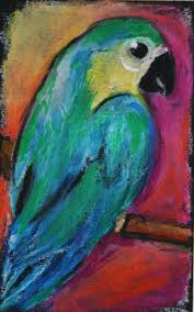Oil Pastel Parrot Oil Pastel Oil Pastel Drawings Oil Pastel Art Oil Pastel Drawings Easy