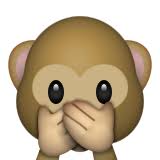 speak no evil monkey emoji copy paste singes de la sagesse singe coloriages images fruits