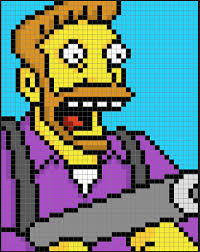 Simpsons One Shot Wonders Perler Bead Pixel Patterns Pixel Art Shop In 2020 Pixel Pattern Pixel Art Perler Beads