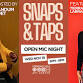 Snaps & Taps Open Mic Night event image