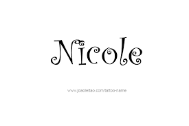 Nicole Name Tattoo Designs Name Tattoos Name Tattoo Name Tattoo Designs