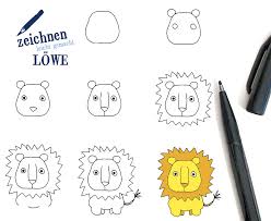 Löwe zeichnen für anfänger | part 2. Lowe Selber Zeichnen Ulli Verlag