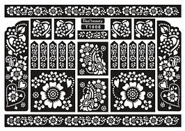 Ditulis zaimura senin, 21 juni 2021 tulis komentar edit. 1pc New Kd22 Tattoo Template Hands Feet Henna Tattoo Stencils For Airbrushing Professional Mehndi New Body Painting Kit Supplies Stencil Material Stencil Platestencil Paper For Tattoo Aliexpress