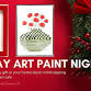 Holiday Paint N' Sip Night -  Textured Floral Art event in San Francisco, CA