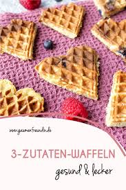 Gesunde Kinder Waffeln Mit Nur 3 Zutaten Fur Brotdose Und Als Snack Rezept In 2020 Lebensmittel Essen Snack Rezepte Waffeln
