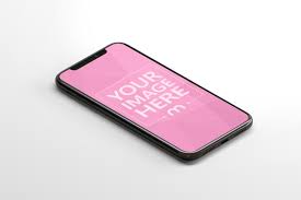 Download Isometric Iphone Xs Mockup Generator Mockup Generator Iphone Iphone Mockup