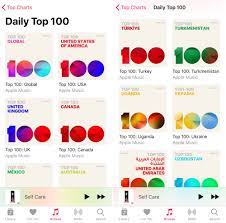 Apple Music launches Daily Top 100 charts, now separates studio albums from  singles and EPs