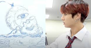 Bts S Jungkook Proves He S The Golden Maknae Once Again With His Talented Art Skills Koreaboo I do not own this video. jungkook proves he s the golden maknae