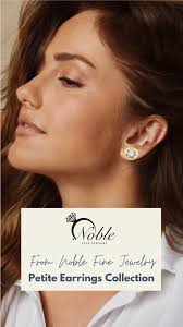 Discover our exquisite collection of petite earrings, designed to add a  touch of sparkle to your everyday look!, #NobleFineJewelry #DiamondJewelry  #Christmas #NobleFineJewelry #diamondearrings ...