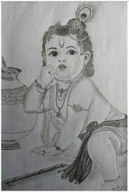 Pin By Vanshika Gupta On Sketching Krishna Drawing Art Drawings Sketches Simple Drawing Cartoon Characters Sketches