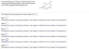 Example 2 (solving for a leg) use the pythagorean theorem to determine the length of x. Use The Pythagorean Theorem To Find The Length Of The Chegg Com
