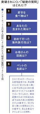秘密の質問は 母親の旧姓 がベストな理由 情報流出を防ぐには 友達を選ぶ President Online プレジデントオンライン