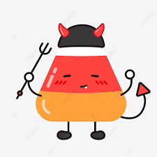 Orange background with a jack o lantern face and a border of candy corn #14652 by andy nortnik. Halloween Minimalistic Candy Clipart Candy Corn Clipart Halloween Lovely Candy Png And Vector With Transparent Background For Free Download