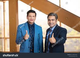 Two Indian Businessman Showing Thumps Office Stock Photo 2290471657 |  Shutterstock