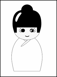 Búsquedas y juegos relacionados con descargar juegos para pintar muñecas: Dibujos Faciles Para Pintar Munecas Kokeshi 4