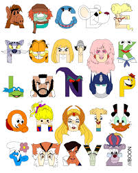 Top 10 current queries in fictional characters: Child Of The 80s Alphabet By Mbaboon On Deviantart