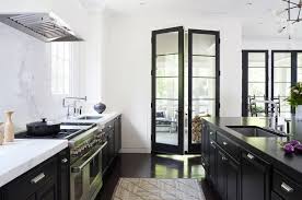 Black And White Modern Colonial House Remodel Bethesda Maryland Refacing Kitchen Cabinets Urban Kitchen Custom Kitchen Cabinets