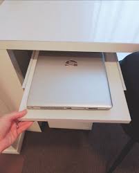 引き出しがない 作っちゃえばいいんです 収納 アイデア ikea テーブル 収納 パソコン