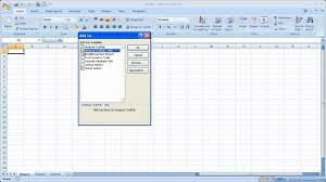 Excel Tips 30 Install Add Ins To Excel Analysis Toolpak Solver Etc Avi Youtube
