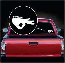 5 out of 5 stars. Circle Game Gotcha Window Decal Sticker