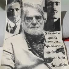 1 de MAYO. " MI MÁS ARDIENTE DESEO ES QUE LOS TRABAJADORES SEPAN QUIÉNES  SON SUS ENEMIGOS Y QUIÉNES SON SUS AMIGOS...TODO LO DEMÁS MERECE MI  DESPRECIO." Continúo escuchando en la voz
