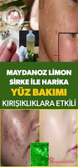 Maydanoz Ve Sirke Ile Yuz Bakim Maskesi Yuz Bakimi Yuzler Cilt Urunleri