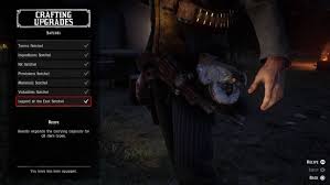 All crafting & cooking recipes. Red Dead Redemption 2 S Inventory Is Tiny Fix It With The Best Satchel Polygon