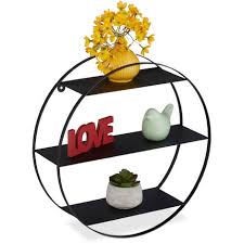 Étagères murales tricolores (x4) | maisons du monde. Etagere Murale Ronde A Prix Mini