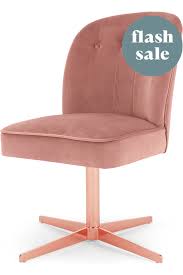 Made Office Chair 15 Off Blush Pink Velvet Copper Flash Sale Express Delivery Margot Office Cha Home Office Chairs Pink Office Chair Velvet Office Chair