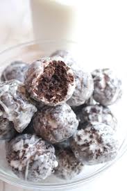 Little john popped a sweet into his mouth. Glazed Chocolate Munchkins Donut Holes Served From Scratch