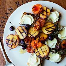 Fruit Desserts Grilled Fruit Grilled Desserts Mascarpone Recipes
