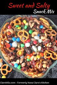 Sweet And Salty Snack Mix Clare Bills Recipe Salty Snacks Mix Sweet And Salty Snack Mix Recipe Snack Mix Recipes