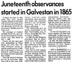Learn more about juneteenth through historical newspapers from our archives. Juneteenth Texas Slaves Freed At Last